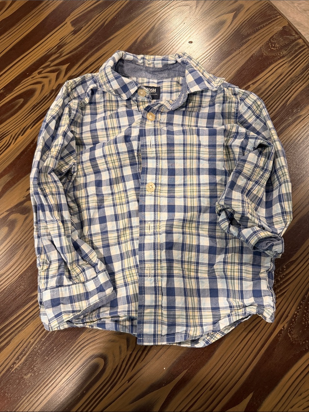 Posh Blue and White Plaid Shirt